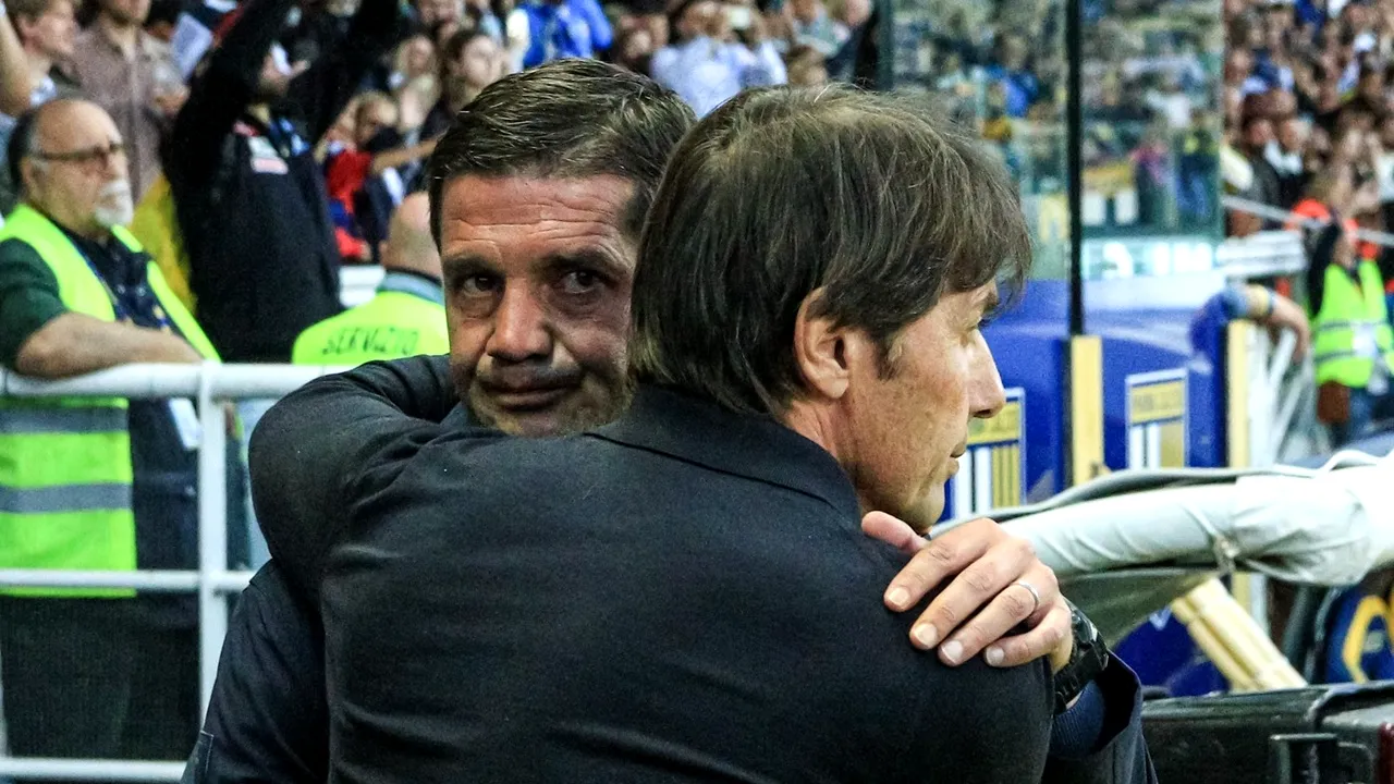 Ce nebunie: Cristi Chivu, eliminat în Parma – Napoli! A fost la un pas de bătaie cu Antonio Conte, care a văzut și el cartonașul roșu