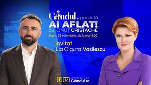 „Ai Aflat! cu Ionuț Cristache” începe marți, 28 octombrie, de la ora 15.00, live pe Gândul. Invitată: Lia Olguța Vasilescu