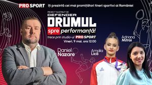 Emisiunea „Drumul spre performanță”, vineri, 9 mai, de la ora 12:00. Cine este Amalia Lică, sportiva numărul 1 din gimnastica ritmică la doar 16 ani