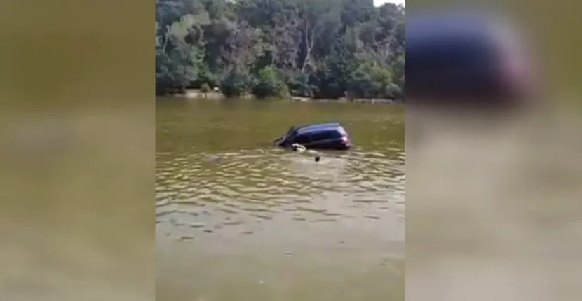 VIDEO / Detalii șocante despre tânăra care ar fi vrut să se sinucidă, plonjând cu mașina într-un lac din Iași