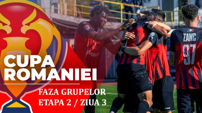 Cupa României, faza grupelor | CS Gloria Bistrița dă lovitura și învinge FCSB după o prestație entuziasmantă