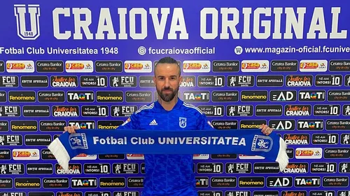 Gabriel Enache revine în Liga 1! Fostul fotbalist al lui FCSB a semnat cu FC U Craiova