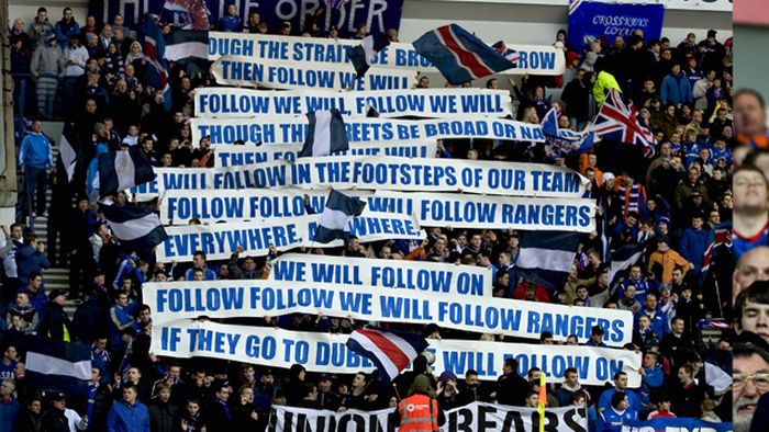 Goian, CUTREMURAT de reacția genială a fanilor!** Ce au făcut după ce Rangers a fost LOVITĂ‚ în plin: "O să vă susținem și mai mult!"