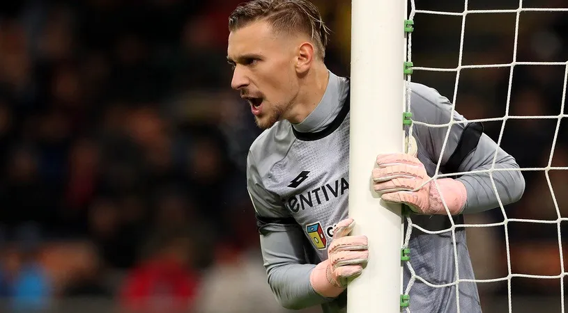 Ionuț Radu a salvat Genoa într-un moment delicat! VIDEO | Penalty apărat de căpitanul României U21 în meciul cu Atalanta