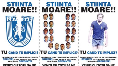 FOTO Mesajul fanilor olteni pentru Mititelu:** "Nu vrem altă echipă la Craiova! Preluăm noi Știința!"