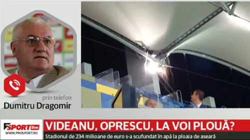 VIDEO | Reacție virulentă a lui Dragomir după ce a văzut imaginile de pe Arena Națională: 
