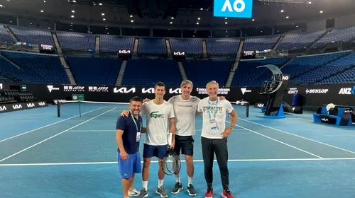 Novak Djokovic a efectuat primul antrenament în Australia. Mesajul sârbului: „De asta am zburat aici!”