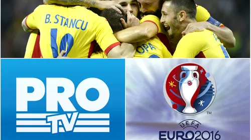 Euro 2016 – ProTV transmite LIVE 23 de meciuri. Programul optimilor la Campionatul European și care e meciul difuzat în direct zi de zi