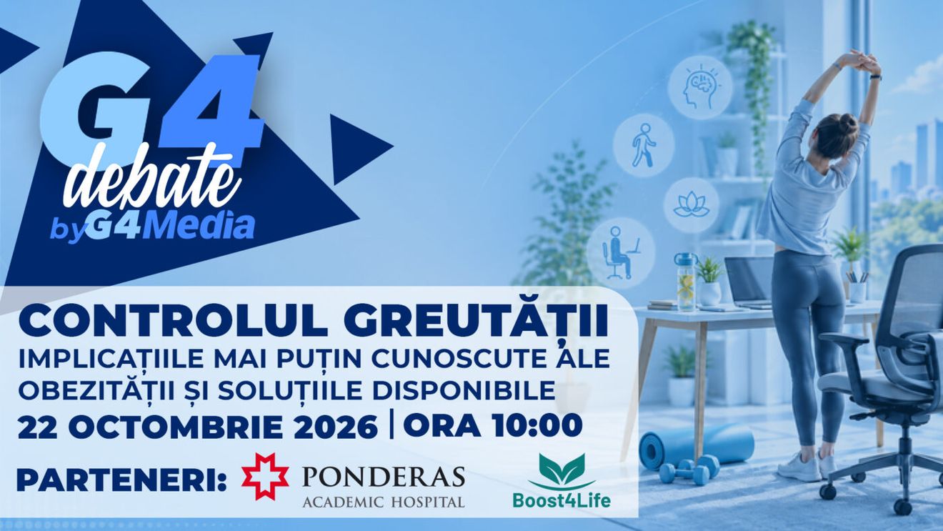 Dezbaterea „Controlul greutății: implicațiile mai puțin cunoscute ale obezității și soluțiile disponibile” / Urmărește LIVE joi, de la ora 10.00