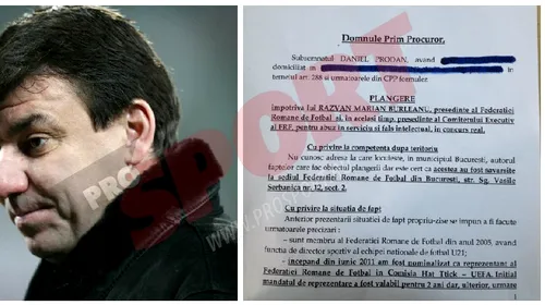 EXCLUSIV – Plângerea penală a lui Daniel Prodan: „Am luat cunoștință de situația de fapt ce va fi expusă din materialele apărute în presă”