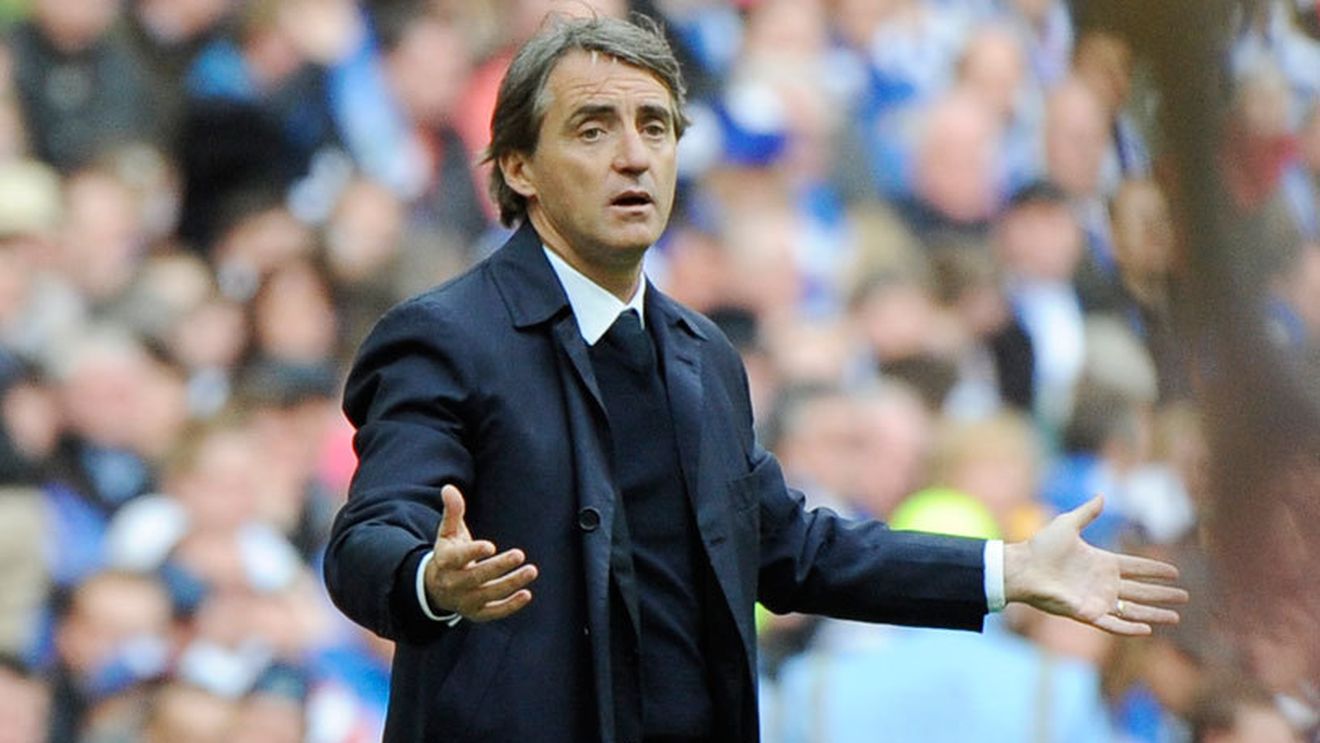 Surpriză pentru Mancini. FOTO - Fanii lui City i-au mulțumit cu un gest inedit