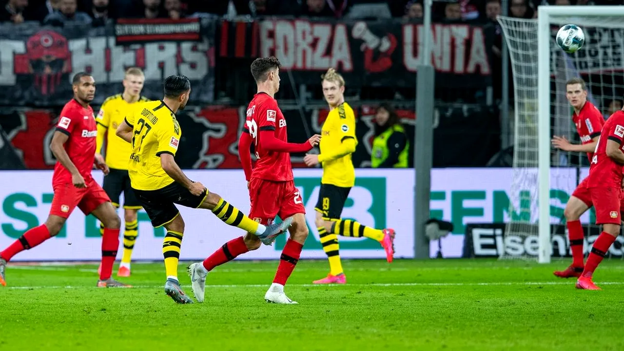 Nebunie cu șapte goluri în Germania! Emre Can, reușită senzațională și o coincidență stranie! Record incredibil pentru Mats Hummels în Leverkusen - Dortmund