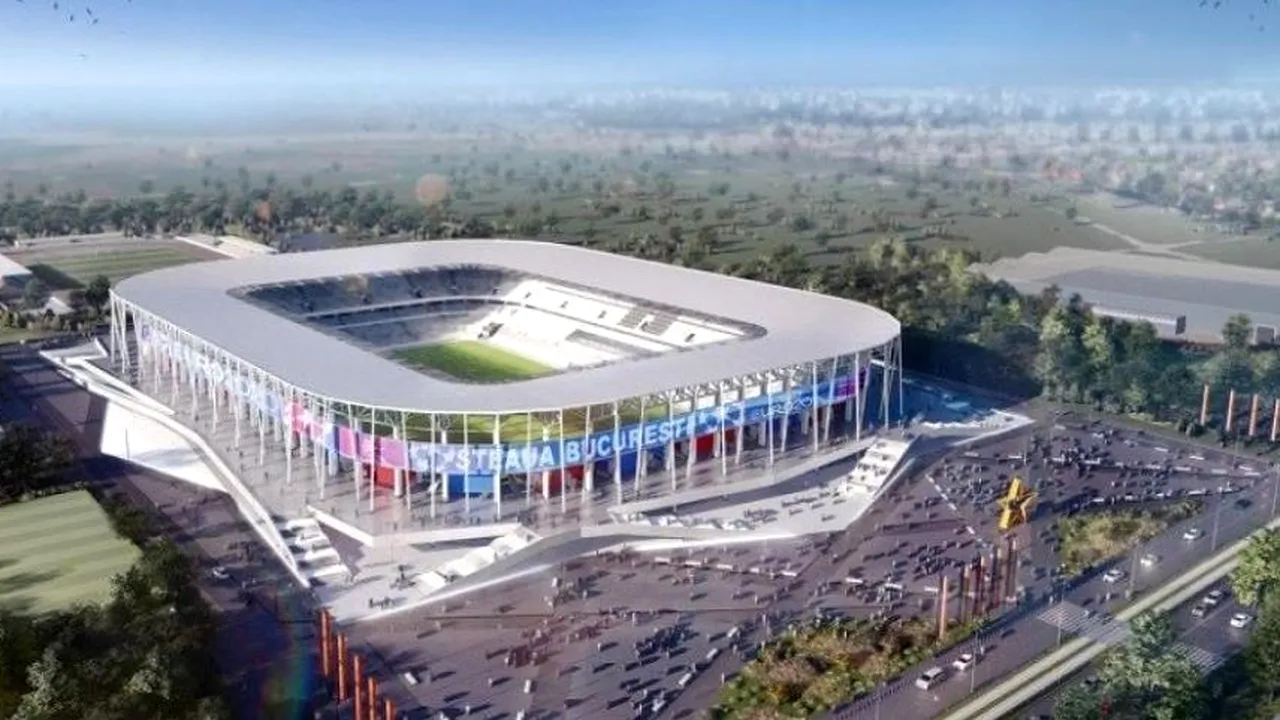 Imagini de senzație, filmate din dronă! Cum arată Stadionul Steaua, cel mai avansat dintre viitoarele arene ale Bucureștiului | VIDEO