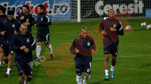 FOTO **Jucătorii lui Fener s-au antrenat cu zâmbetul pe buze înaintea meciului cu Steaua!