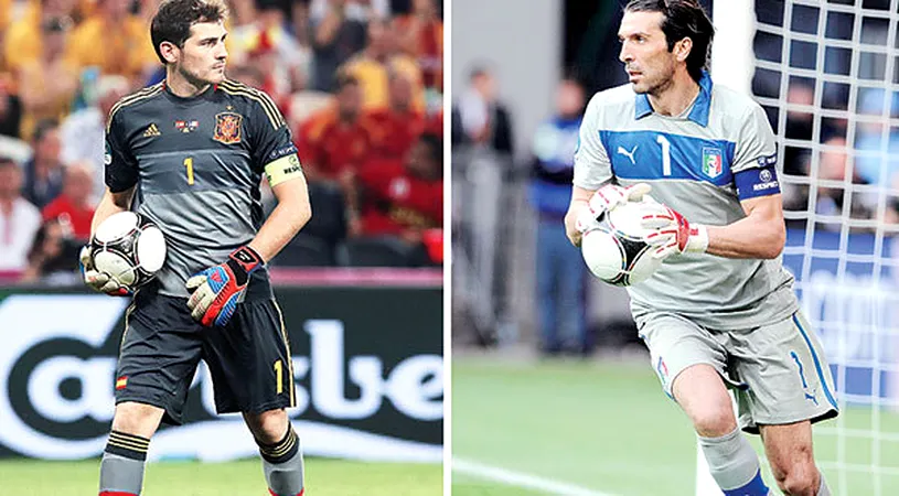 Finala portarilor!** Buffon, un model pentru Casillas