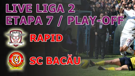 Rapid - SC Bacău 1-0:** Daniel Niculae, din nou salvatorul giuleștenilor