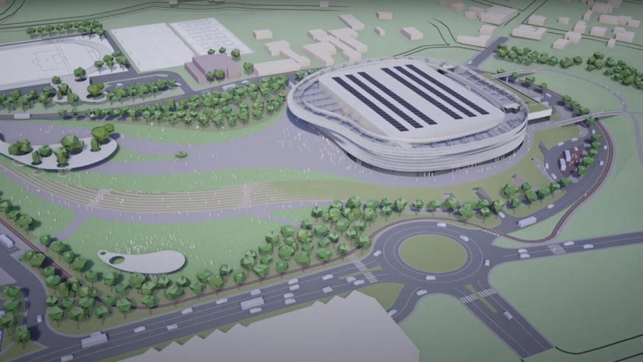 În orașul sufletului lui Ion Țiriac a apărut o nouă sală polivalentă! Imagini spectaculoase cu „Comoara Transilvaniei”, care costă 72 de milioane de euro