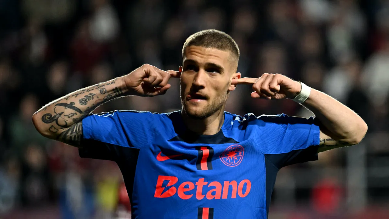 Daniel Bîrligea, ironic cu dinamoviştii înaintea derby-ului: „Am auzit asta. Din păcate, nu prea reuşesc”
