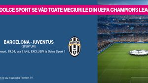 (P) Fotbal liberare! Barcelona - Juventus, în exclusivitate cu Telekom! Messi și ai lui încearcă o nouă revenire istorică, de la 21:45, LIVE pe Dolce Sport 1