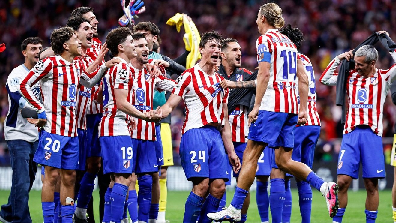 Fotbaliştii şi oficialii lui Atletico Madrid, în extaz după eliminarea Barcelonei: „A fost greu, cu o adversară extraordinară, dar am meritat calificarea”