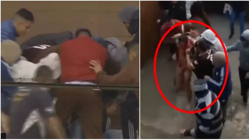 VIDEO ȘOCANT | Fan bătut și dezbrăcat în pielea goală după ce a nimerit în peluza rivalilor! S-a dat de gol când echipa favorită a primit un penalty