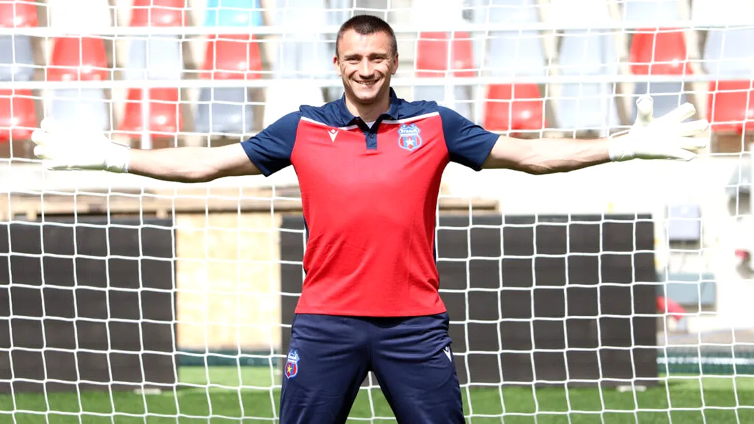 Vasili Hamutovski s-a întors în Ghencea! Funcția pe care o va avea fostul portar la Steaua: ”Sunt foarte fericit să revin aici”