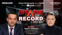OFF The Record I Invitat: judecător Bogdan Mateescu, fost președinte al Consiliului Superior al Magistraturii