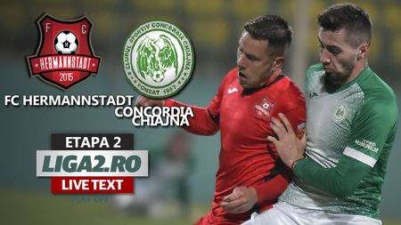 FC Hermannstadt învinge Concordia Chiajna și își păstrează poziția a 2-a în play-off. Ilfovenii își iau adio de la locurile direct promovabile în Liga 1