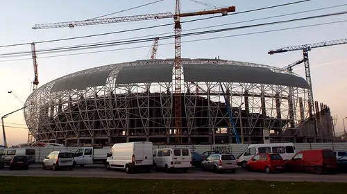 FOTO SPECTACULOS | Stadionul din Craiova se conturează pe zi ce trece. Când va fi inaugurat