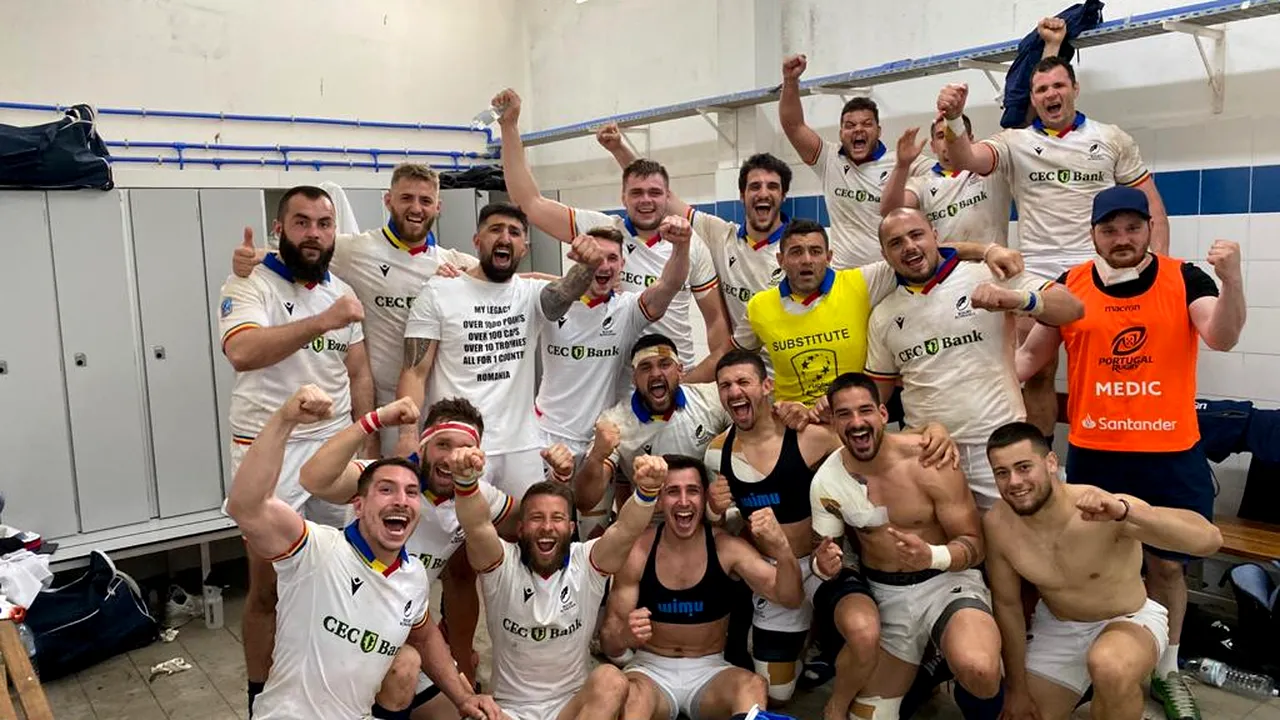 Rugby: Victorie în ultimele secunde obținută dramatic de România contra Portugaliei la Lisabona, scor 28-27! Eseu și transformare chiar în finalul meciului | VIDEO