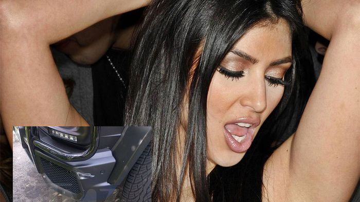 Kim Kardashian, implicată într-un accident rutier. S-a despărțit de "vinovat" printr-o îmbrățișare