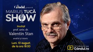 Marius Tucă Show începe luni, 10 august, de la ora 18.00, pe Gândul. Invitat: prof. univ. dr. Valentin Stan