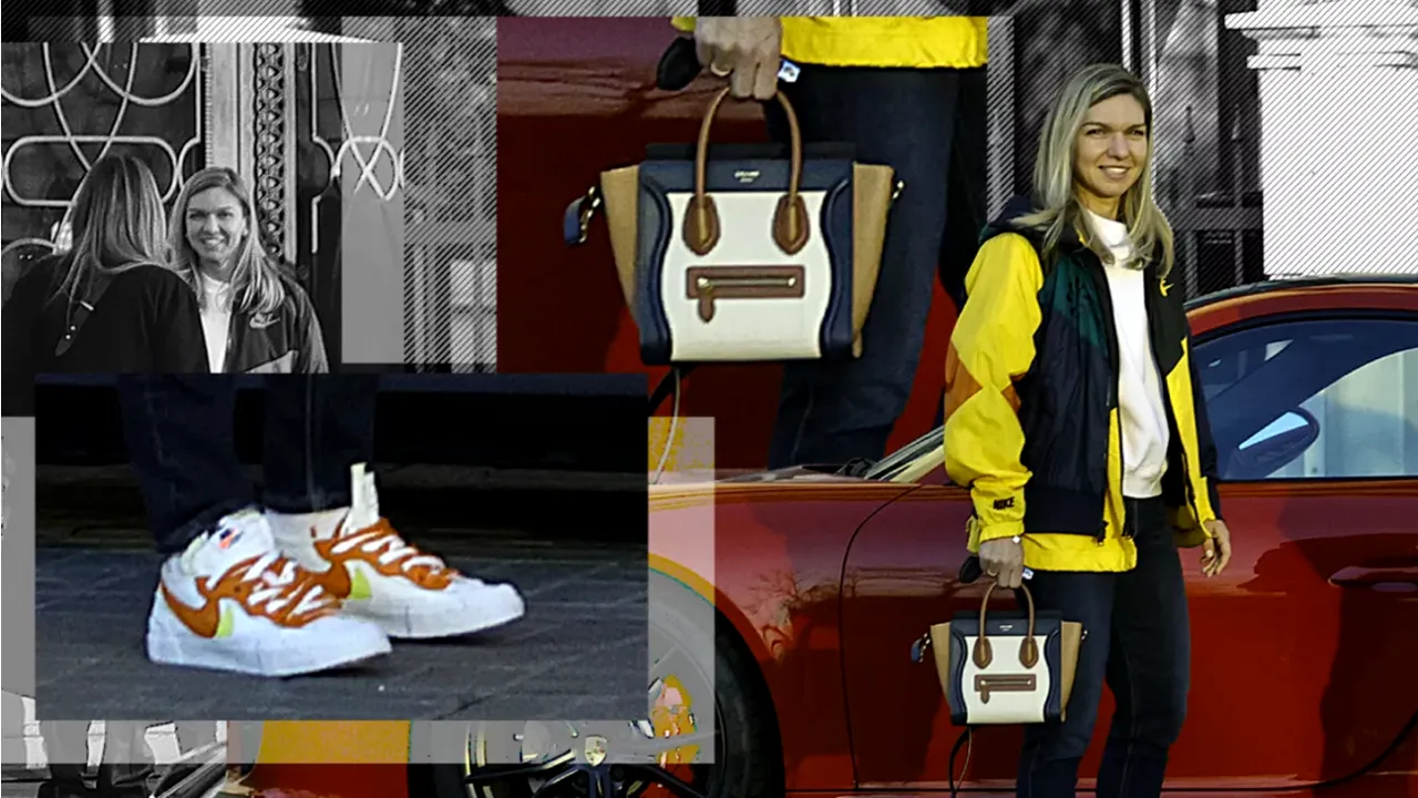 Simona Halep, apariție sclipitoare la un local de fițe din București! A purtat o geantă „vintage” și pantofi sport de mii de euro! | GALERIE FOTO