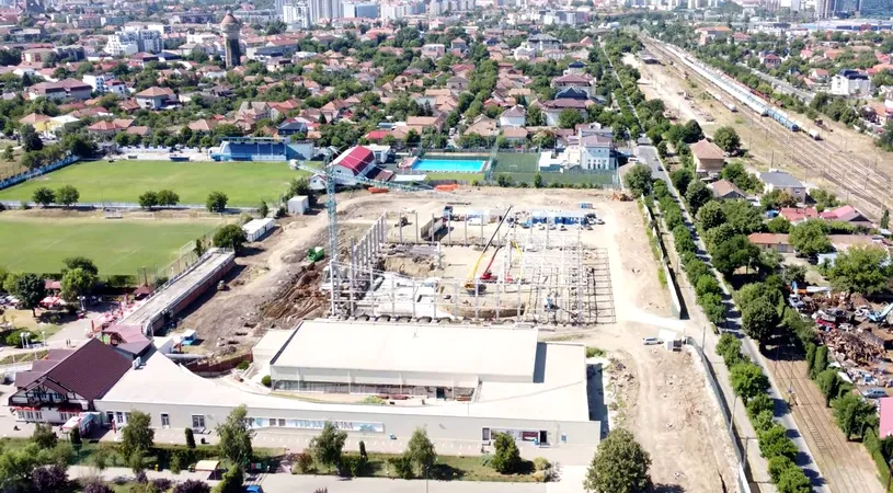 Un aquapark se construiește pe locul unui stadion din România! Va fi precum cele din Ungaria | VIDEO