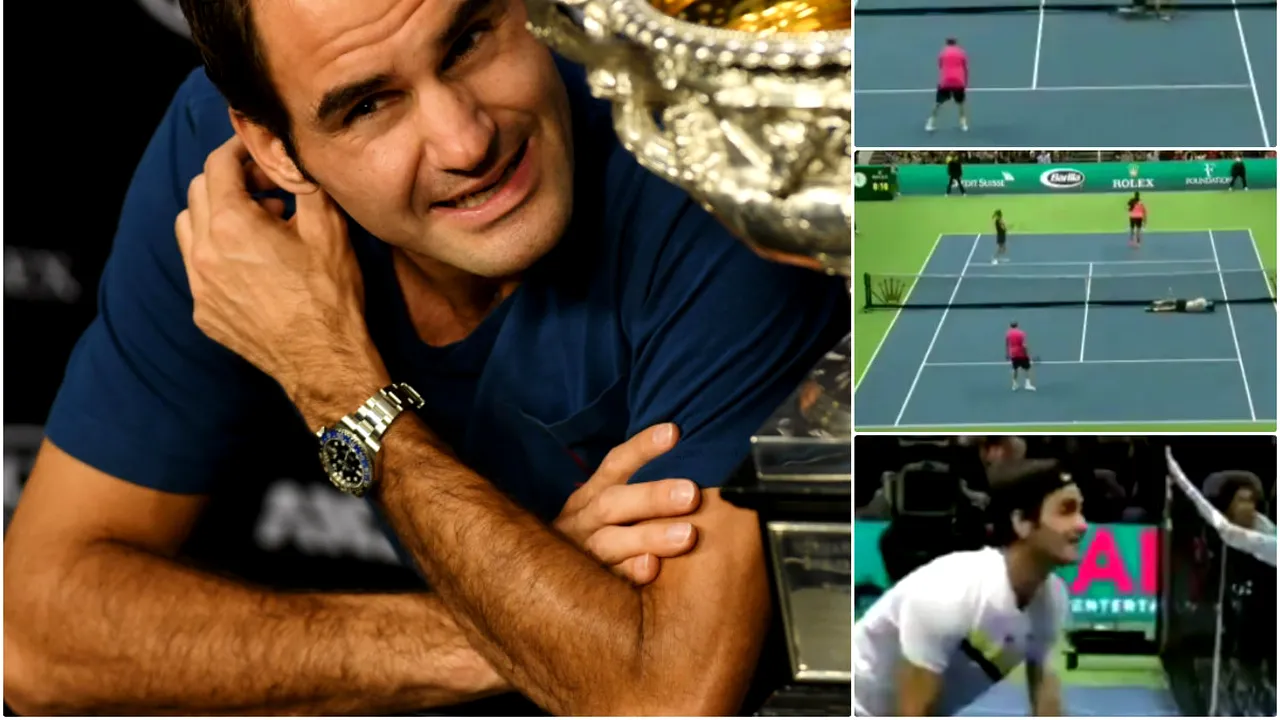 VIDEO de senzație. Iată ce se întâmplă cu Roger Federer atunci când face pereche cu Bill Gates