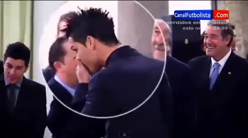 Ronaldo, într-o situație JENANTĂ‚!** VIDEO – Cum a „COMIS-O” starul lui Real în fața Reginei Sofia a Spaniei