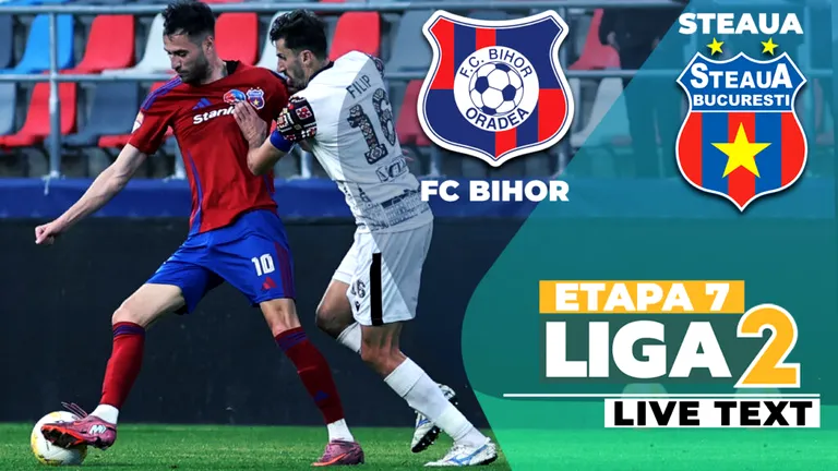 FC Bihor câștigă fără mari probleme meciul cu Steaua. ”Militarii” rămân blocați pe poziția de ”lanternă roșie” a Ligii 2