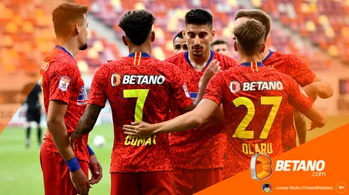 Pariurile pe „FCSB termină în primele 4”, stabilite câștigătoare de Betano!