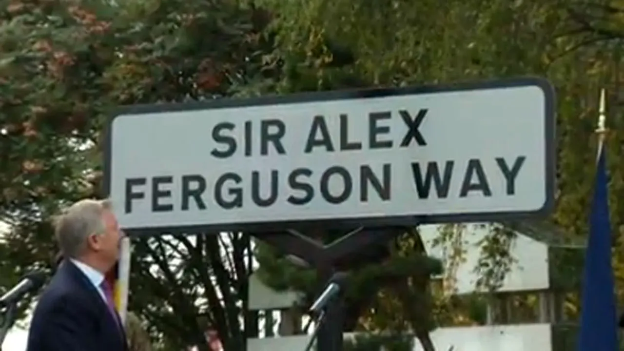 O stradă din Manchester a primit numele Sir Alex Ferguson