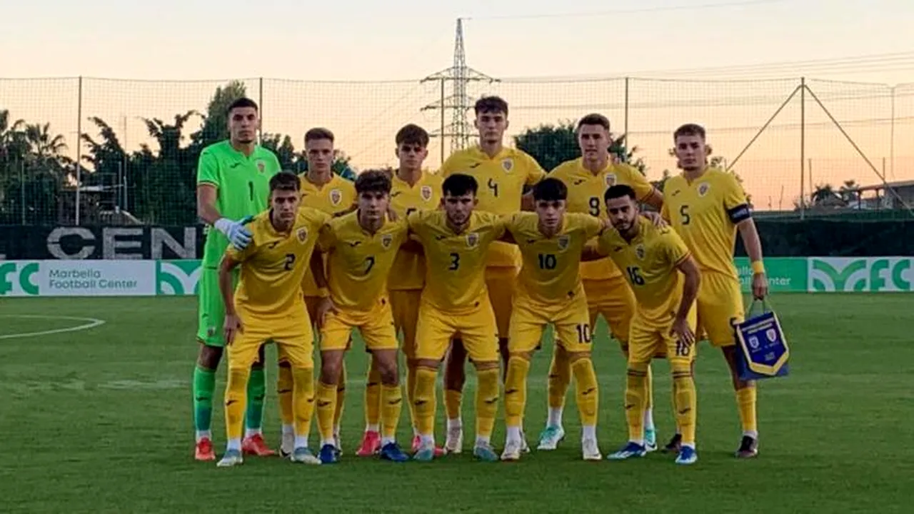 Scor rușinos în România U19 - Anglia U19! N-au avut remușcări