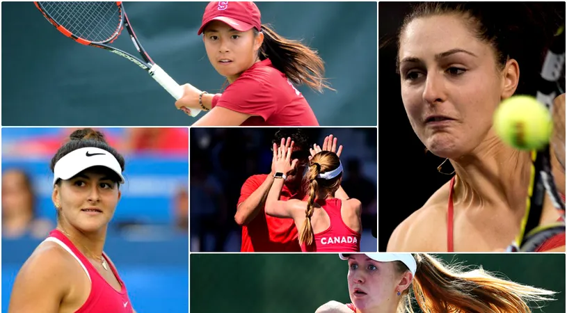 Canada vine cu 'internaționala de tenis' la duelul din Fed Cup cu România. 5 lucruri de știut despre cele 4 fete ajunse la Cluj: de la protejata omului care le-a șlefuit pe Tracy Austin, Davenport și Șarapova, la 'copia' lui Wozniacki și 'Miss Saxobeat'