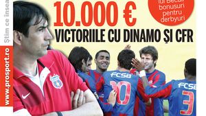 Piți se teme de Dinamo și CFR! Steliștii vor avea super prime în derby-uri