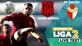 FC Bacău dă lovitura contra ACSM Reșița și obține prima sa victorie în deplasare în acest sezon împotriva unei echipe cu punctaj maxim acasă până acum