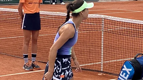 Sorana Cîrstea i-a lăsat mască pe organizatorii de la Roland Garros! Ce au remarcat francezii după debutul victorios al româncei