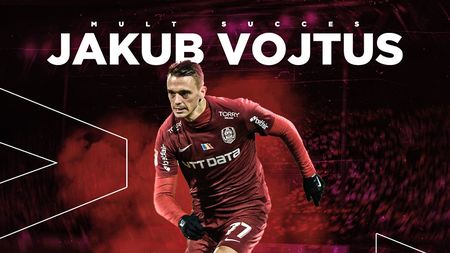 CFR Cluj s-a despărțit de unul dintre jucătorii aduși de Dan Petrescu. Câți bani încasează formația campioană după transferul lui Jakub Vojtus