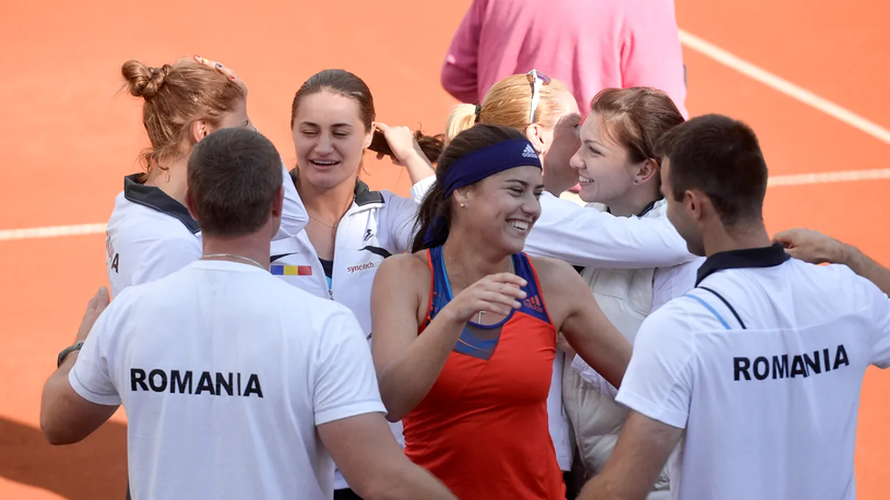 Slovacia, Argentina, Spania sau Elveția? România își va afla miercuri adversara din FedCup