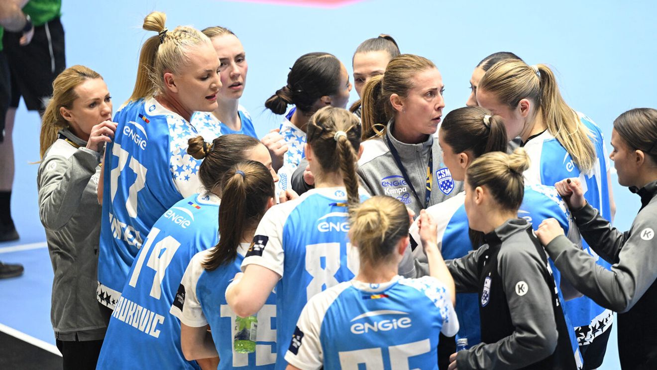 CSM București, o forță în Liga Campionilor. Victorie categorică împotriva lui Krim Ljubliana