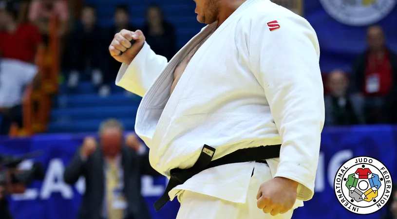 Colosul român din judo are lumea la picioare. Daniel Natea, AUR la Grand Slamul de la Adu Dhabi. 