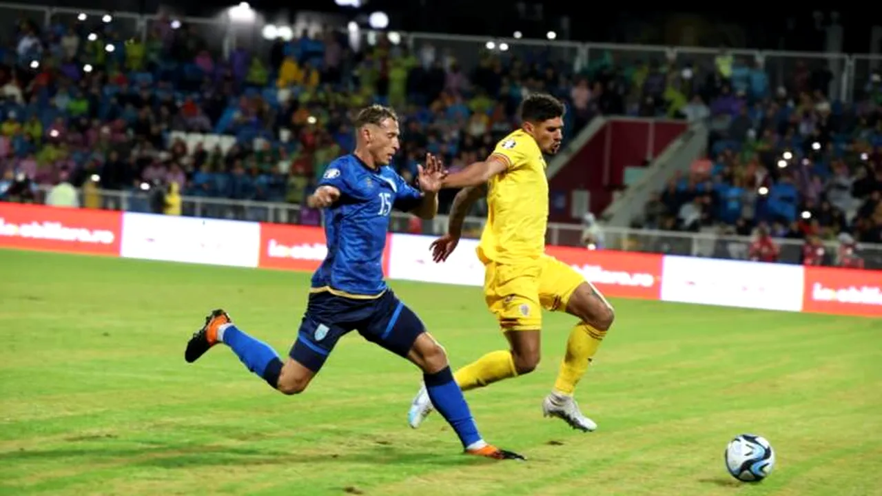 Kosovo - România 0-0, în Grupa I din preliminariile pentru EURO 2024 | Doar un punct de ziua selecționerului Edi Iordănescu!