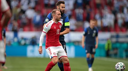 Meciul Danemarca – Finlanda se reia azi! De la ce oră începe partida și anunțul făcut de UEFA după ce Eriksen a fost la un pas să moară la <i class='ep-highlight'>Euro</i> <i class='ep-highlight'>2020</i>